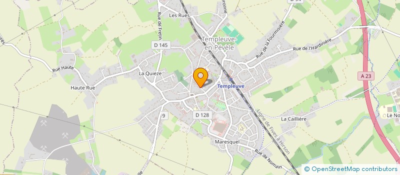 localisation de l'entreprise MONSIEUR MICHEL CONDETTE  TEMPLEUVE-EN-PEVELE