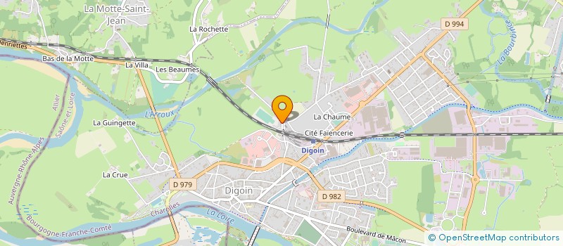 localisation de l'entreprise MONSIEUR MICHEL CONGY à DIGOIN