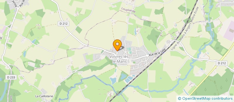 localisation de l'entreprise MONSIEUR MICHEL CONILLEAU  VOIVRES-LES-LE-MANS