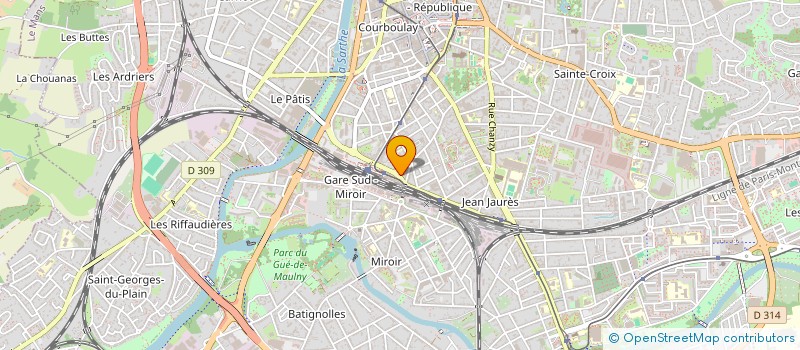 localisation de l'entreprise MONSIEUR MICHEL CONSEIL  LE MANS