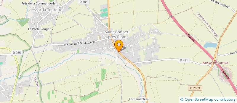 localisation de l'entreprise MONSIEUR MICHEL CONSTANT  SAINT-BONNET-PRES-RIOM