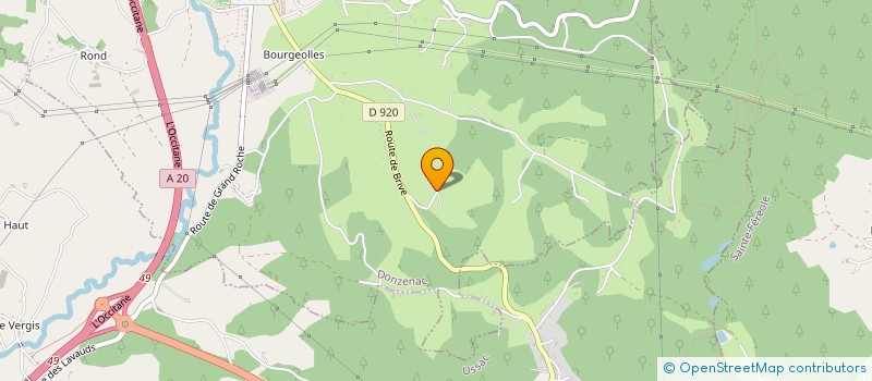 localisation de l'entreprise MONSIEUR MICHEL CONSTANTY  DONZENAC