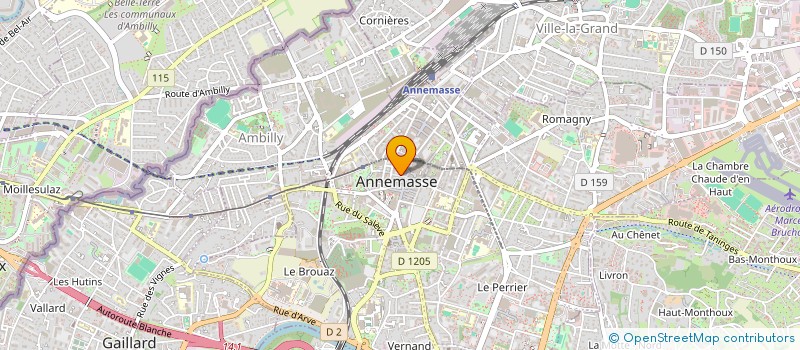 localisation de l'entreprise MONSIEUR MICHEL CONUS  ANNEMASSE