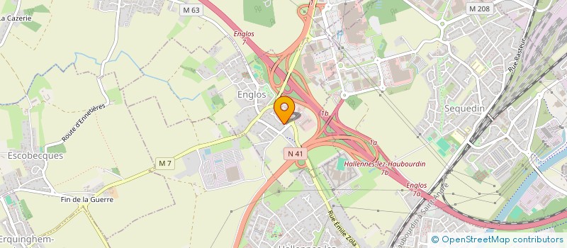 localisation de l'entreprise MONSIEUR MICHEL COPIN à ENGLOS
