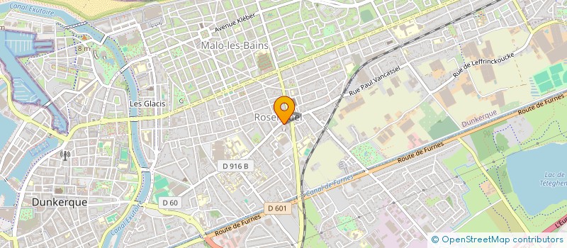localisation de l'entreprise MONSIEUR MICHEL COPPIN  DUNKERQUE