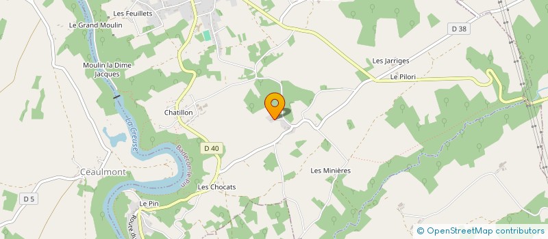 localisation de l'entreprise MONSIEUR MICHEL COQUELET à BADECON-LE-PIN