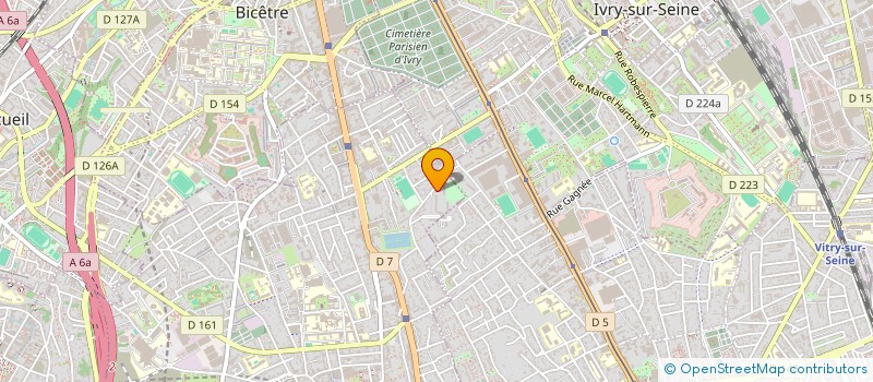 localisation de l'entreprise MONSIEUR MICHEL COQUILLE  VILLEJUIF