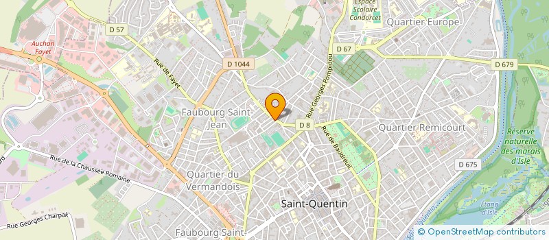 localisation de l'entreprise MONSIEUR MICHEL CORBEAU à SAINT QUENTIN
