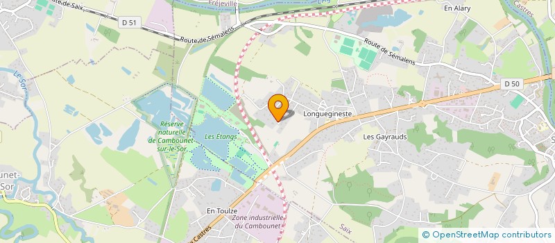 localisation de l'entreprise MONSIEUR MICHEL CORBIERE  SAIX