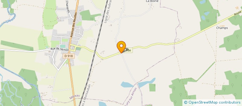 localisation de l'entreprise MONSIEUR MICHEL CORDAILLAT  MEREAU