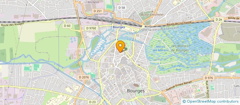 localisation de l'entreprise MONSIEUR MICHEL CORDIER  BOURGES