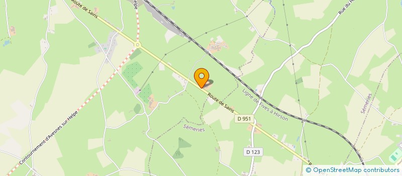 localisation de l'entreprise MONSIEUR MICHEL CORDUANT  AVESNELLES