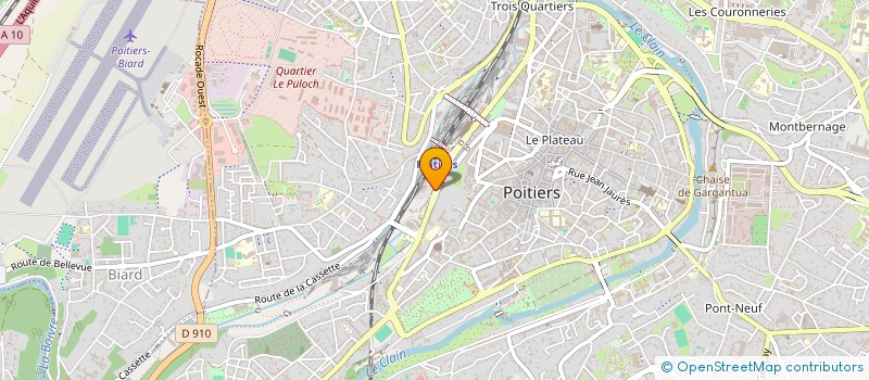 localisation de l'entreprise MONSIEUR MICHEL CORGIER  POITIERS