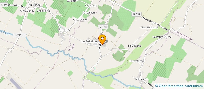 localisation de l'entreprise MONSIEUR MICHEL CORMELIER  NEUILLAC