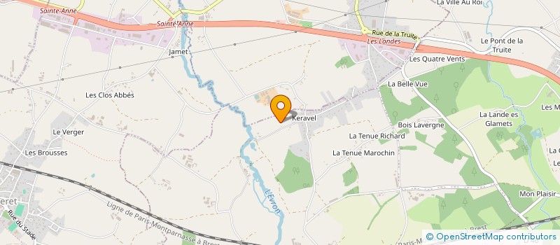 localisation de l'entreprise MONSIEUR MICHEL CORNILLET  LAMBALLE-ARMOR