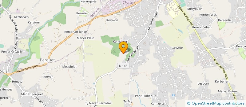 localisation de l'entreprise MONSIEUR MICHEL COROLLER à FOUESNANT