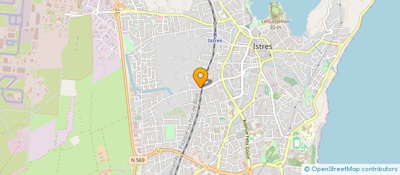 localisation de l'entreprise MONSIEUR MICHEL CORTES  ISTRES