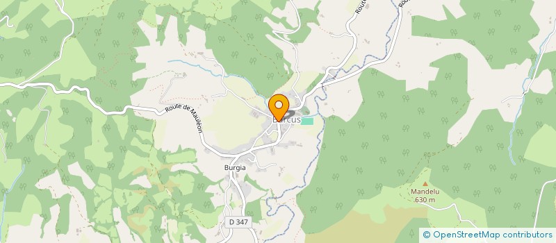 localisation de l'entreprise MONSIEUR MICHEL COSME  BARCUS