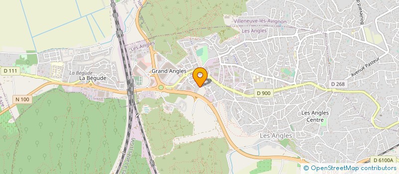 localisation de l'entreprise MONSIEUR MICHEL COSTE  LES ANGLES