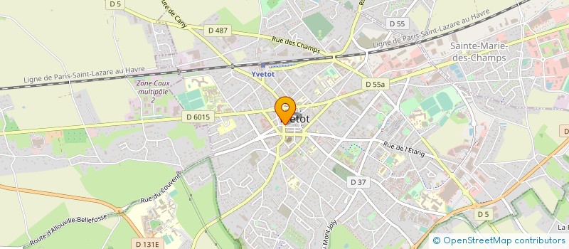 localisation de l'entreprise MONSIEUR MICHEL COTARD  YVETOT