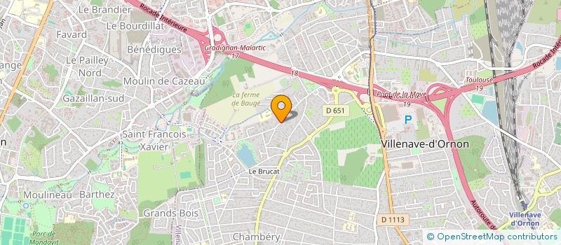 localisation de l'entreprise MONSIEUR MICHEL COTNOIR  VILLENAVE-D'ORNON