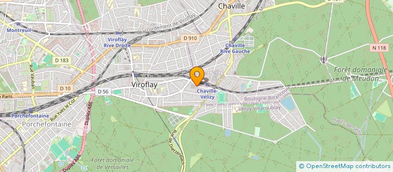 localisation de l'entreprise MONSIEUR MICHEL COTSAFTIS  VIROFLAY