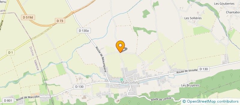 localisation de l'entreprise MONSIEUR MICHEL COTTINET à MARCOLLIN