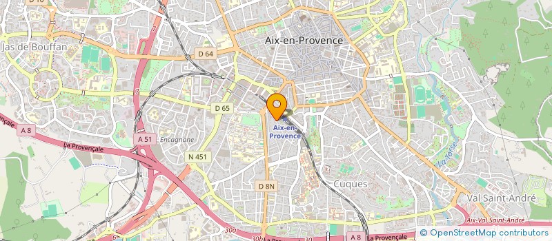 localisation de l'entreprise MONSIEUR MICHEL COUARTOLI à AIX-EN-PROVENCE