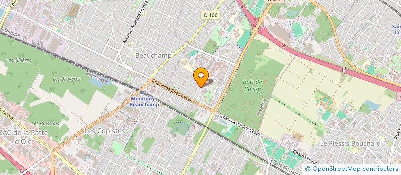 localisation de l'entreprise MONSIEUR MICHEL COUDERC  TAVERNY