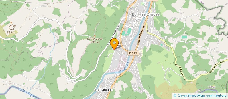 localisation de l'entreprise MONSIEUR MICHEL COUDERT à BORT LES ORGUES