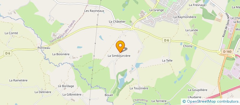 localisation de l'entreprise MONSIEUR MICHEL COUDRIN à CHANVERRIE