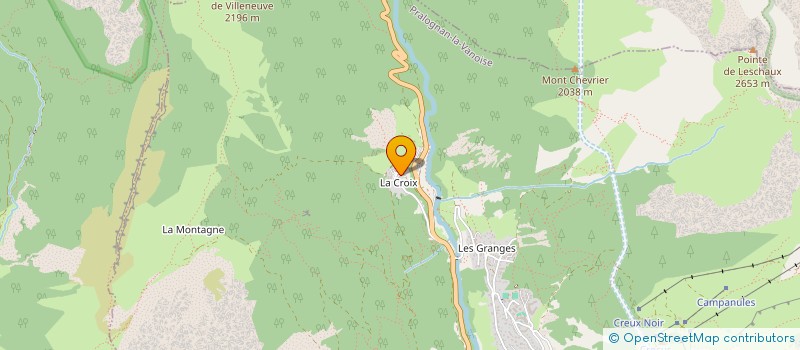 localisation de l'entreprise MONSIEUR MICHEL COUDRY  PRALOGNAN-LA-VANOISE