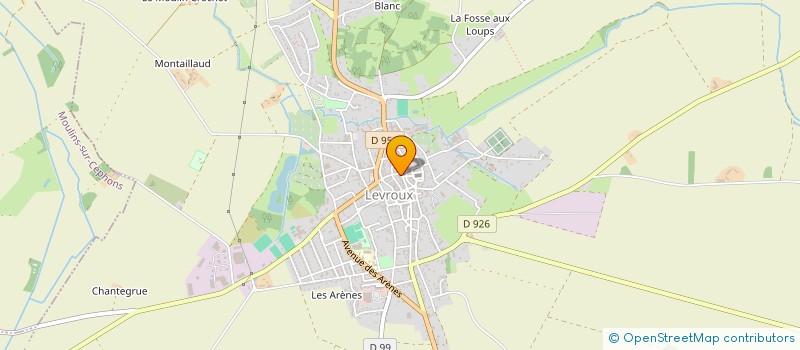 localisation de l'entreprise MONSIEUR MICHEL COUET à LEVROUX