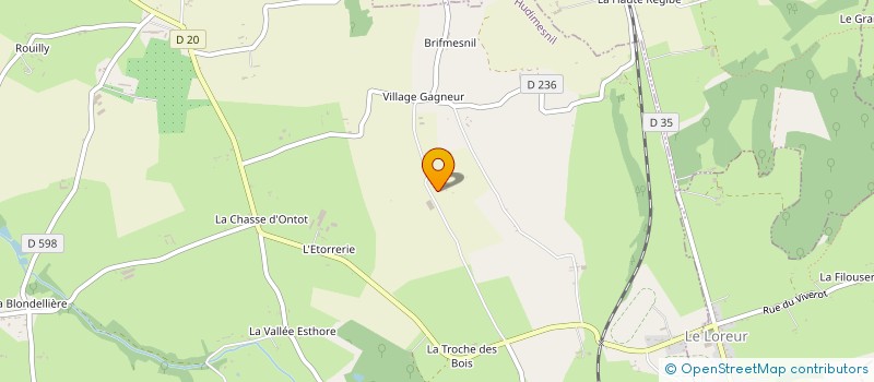 localisation de l'entreprise MONSIEUR MICHEL COUILLARD  CERENCES