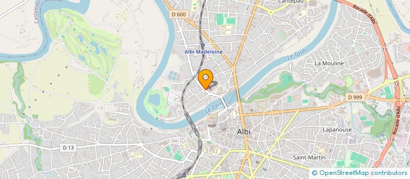 localisation de l'entreprise MONSIEUR MICHEL COULET à ALBI