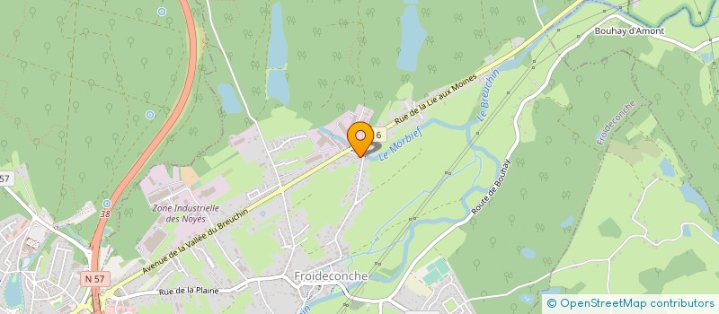 localisation de l'entreprise MONSIEUR MICHEL COULIN  FROIDECONCHE