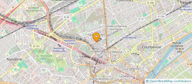 localisation de l'entreprise MONSIEUR MICHEL COULON à COURBEVOIE