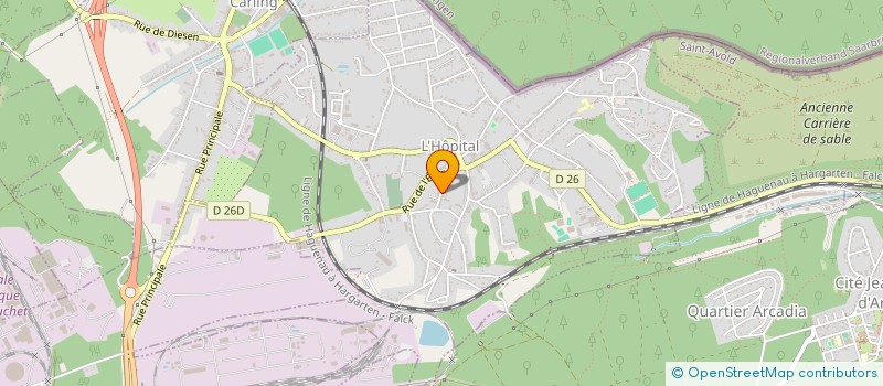 localisation de l'entreprise MONSIEUR MICHEL COULON  L'HOPITAL