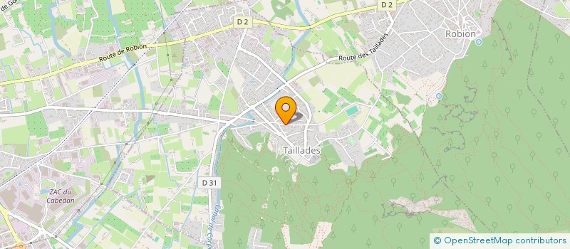 localisation de l'entreprise MONSIEUR MICHEL COUPARD  TAILLADES