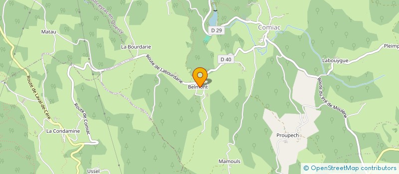 localisation de l'entreprise MONSIEUR MICHEL COUPERIE  SOUSCEYRAC-EN-QUERCY