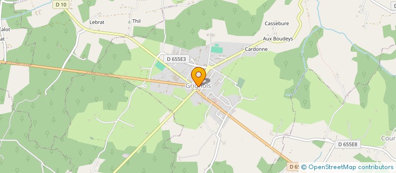 localisation de l'entreprise MONSIEUR MICHEL COURBIN  GRIGNOLS