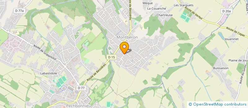 localisation de l'entreprise MONSIEUR MICHEL COURNEIL  MONTBERON