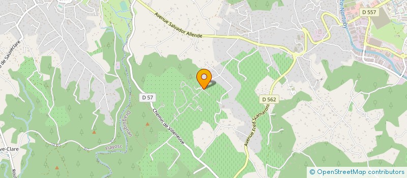 localisation de l'entreprise MONSIEUR MICHEL COURRAULT BURY  DRAGUIGNAN