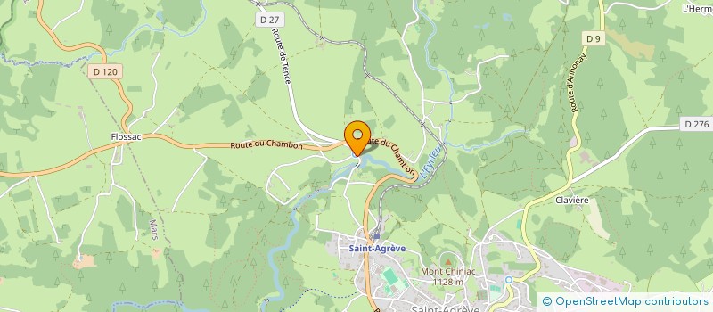 localisation de l'entreprise MONSIEUR MICHEL COURTIAL  SAINT-AGREVE