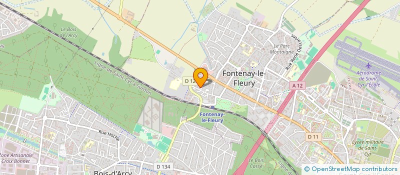 localisation de l'entreprise MONSIEUR MICHEL COURTIN à FONTENAY-LE-FLEURY