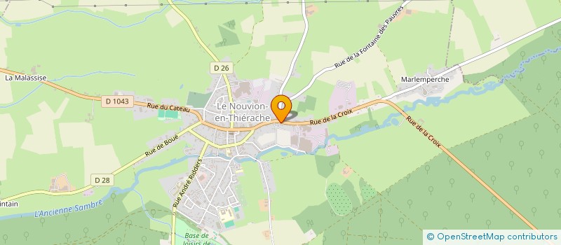 localisation de l'entreprise MONSIEUR MICHEL COURTOIS  LE NOUVION-EN-THIERACHE