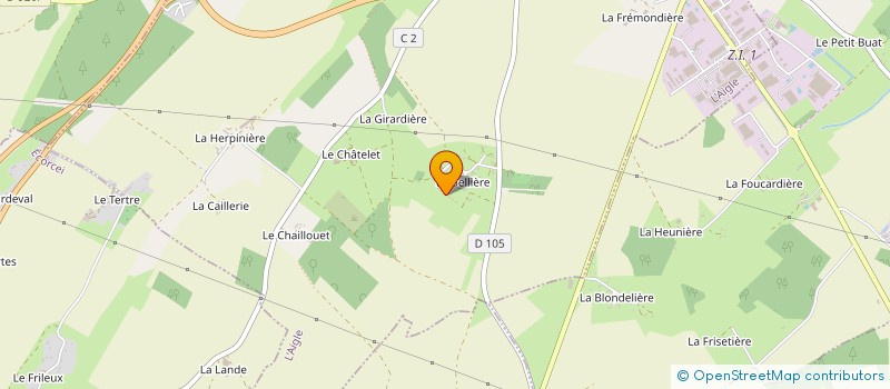 localisation de l'entreprise MONSIEUR MICHEL COUSIN à L'AIGLE