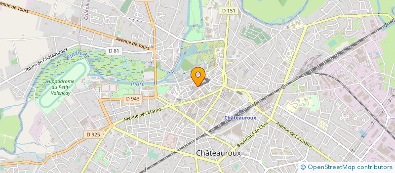 localisation de l'entreprise MONSIEUR MICHEL COUSIN à CHATEAUROUX