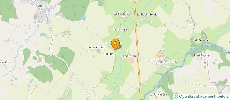 localisation de l'entreprise MONSIEUR MICHEL COUSSEAU  PAMPLIE