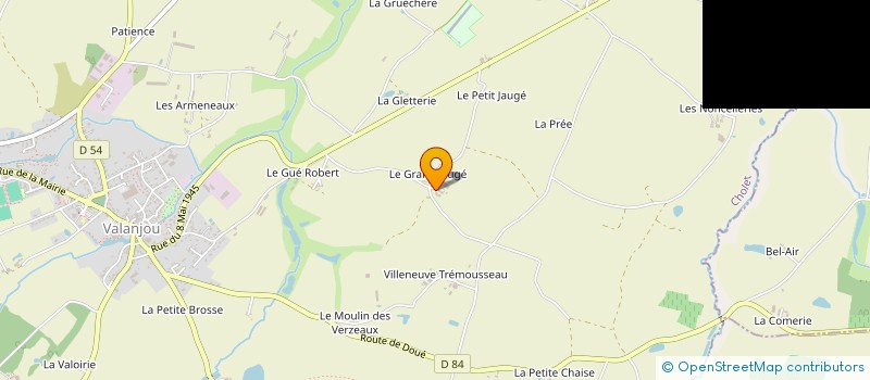 localisation de l'entreprise MONSIEUR MICHEL COUTANT  CHEMILLE-EN-ANJOU